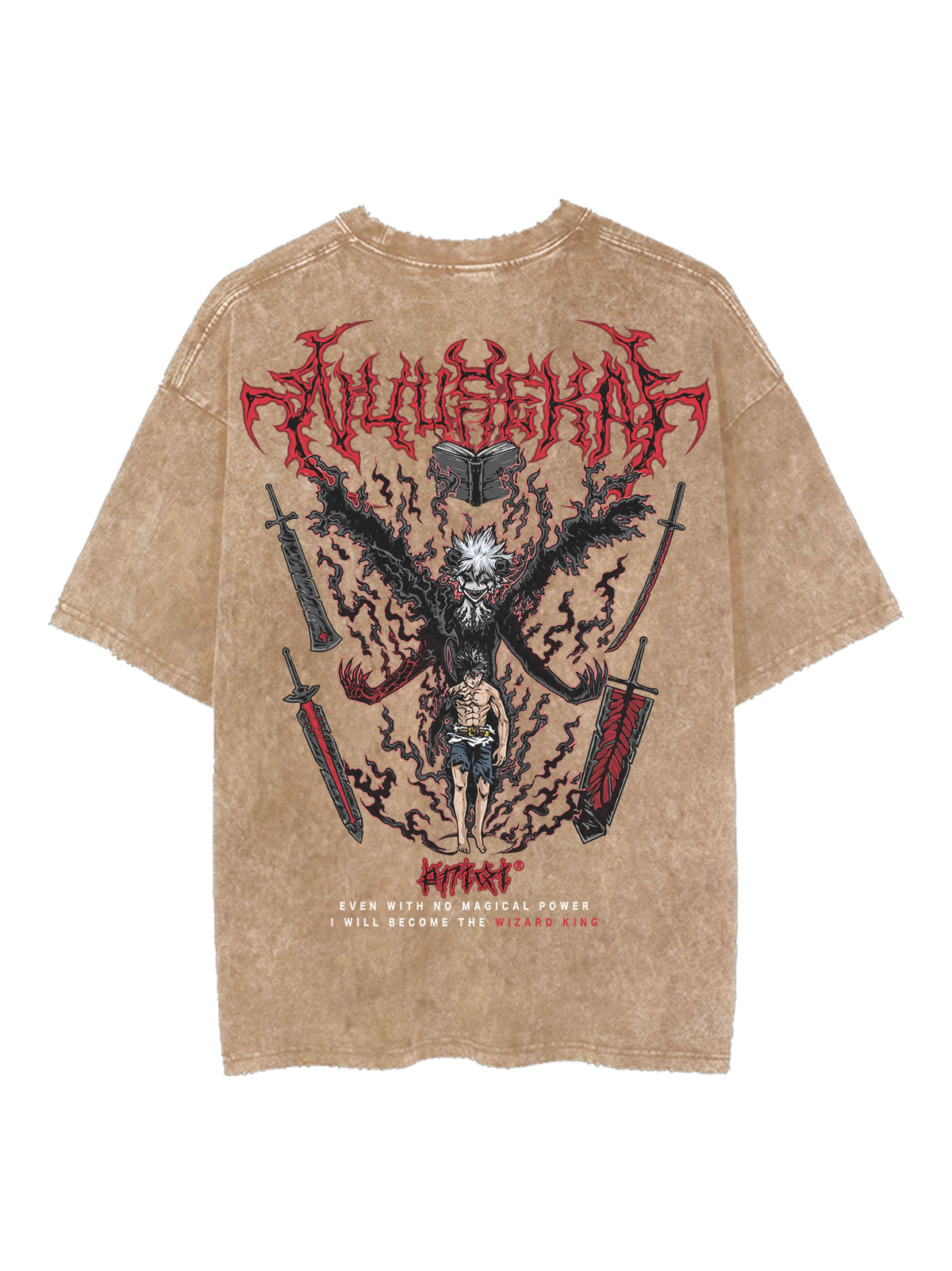 ASTA DEMON VINTAGE OVERSIZE TEE Kawaii Side