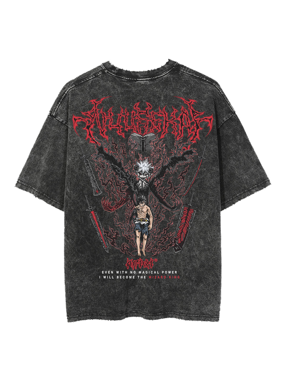 ASTA DEMON VINTAGE OVERSIZE TEE Kawaii Side