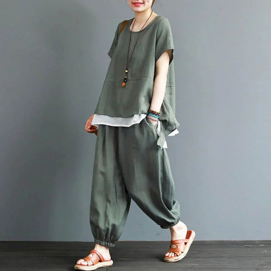 Cozy Oversized Outfit - T-Shirt & Pants