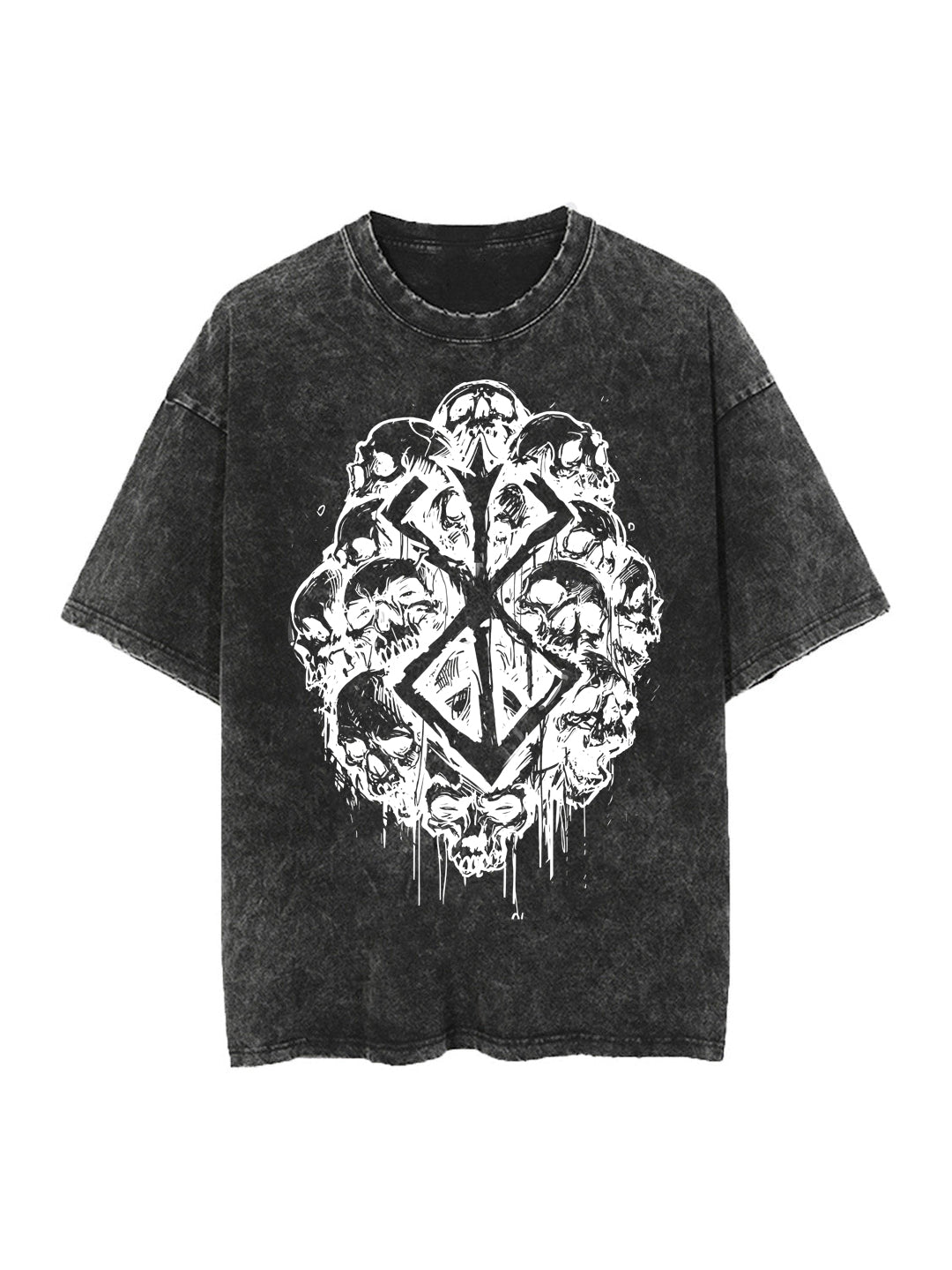 BERSERK CURSE MARK VINTAGE OVERSIZE TEE Kawaii Side