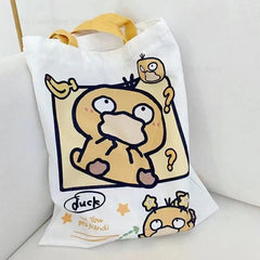 Bolsa Cartoon Grande Bolsas e Mochilas GatoGeek Psyduck 