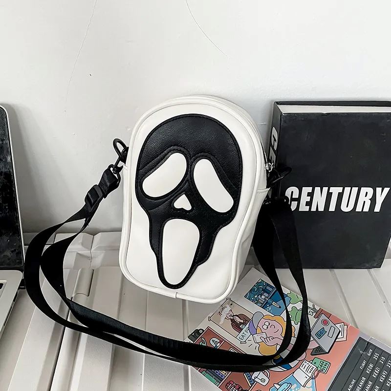 Bolsa Transversal de Halloween Ghost Face Bolsas e Mochilas GatoGeek 