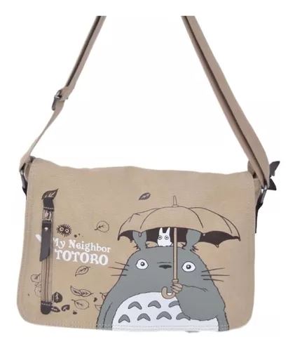 Bolsa Transversal Estudio Ghibli My Neighbour Totoro Bolsas e Mochilas Escala GatoGeek 