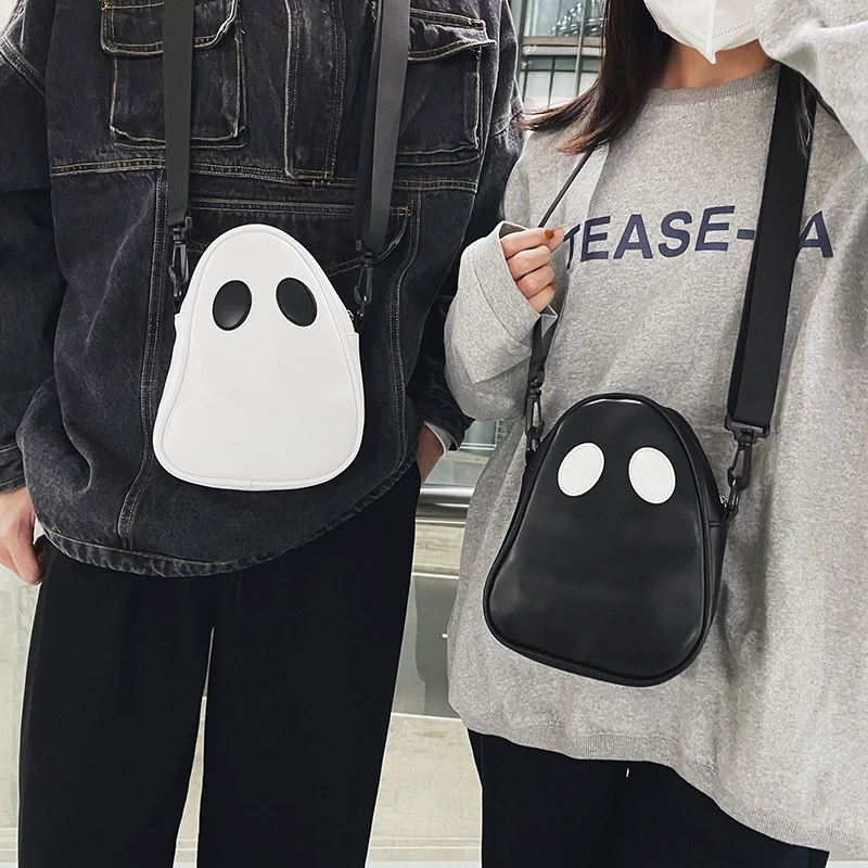 Bolsa Transversal Fantasma Fofo de Halloween Bolsas e Mochilas GatoGeek 