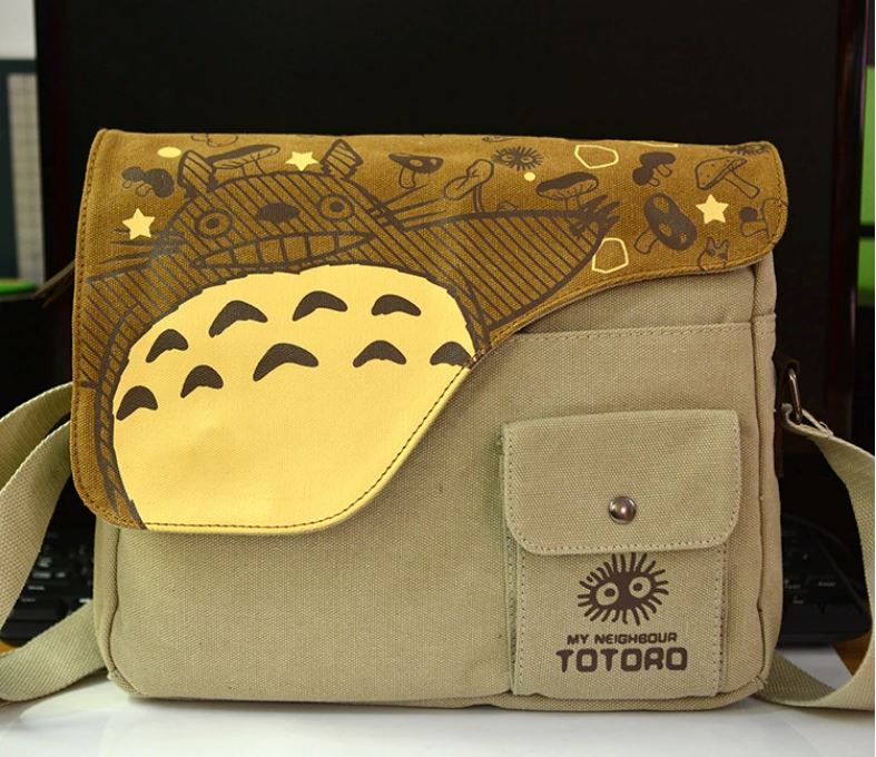 Bolsa Transversal Totoro Estudio Ghibli Bolsas e Mochilas Escala GatoGeek 