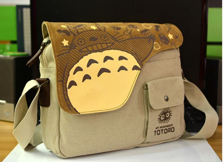 Bolsa Transversal Totoro Estudio Ghibli Bolsas e Mochilas Escala GatoGeek 