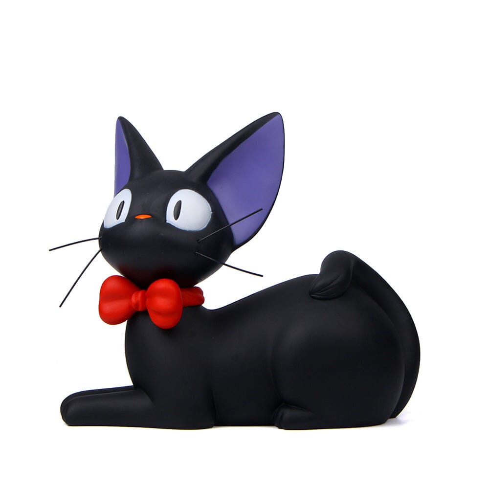 Boneco Cofrinho Jiji - Serviço de Entrega da Kiki Ghibli Kawaii Bonecos GatoGeek Deitado 