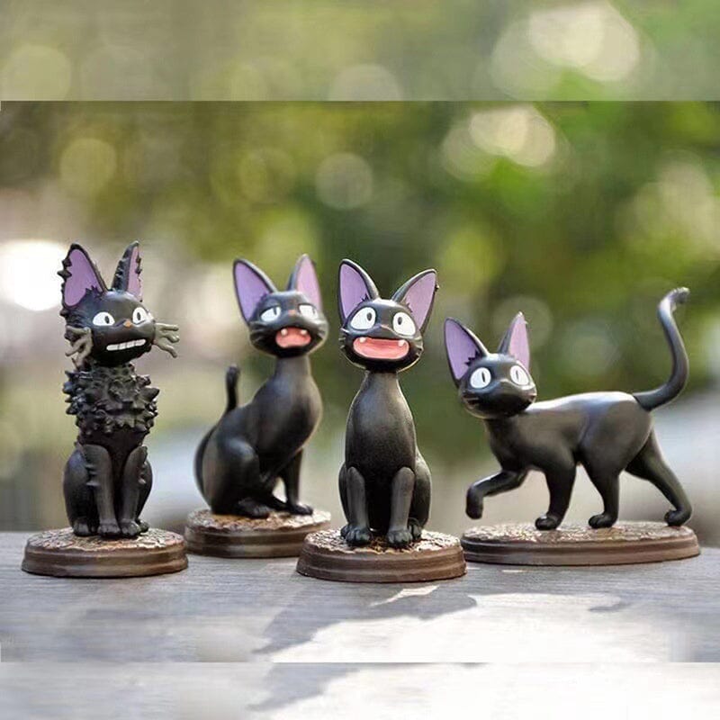 Boneco Gato Jiji Serviço de Entrega da Kiki Estúdio Ghibli Bonecos GatoGeek 