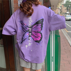 Butterfly Paint Splatter T-Shirt