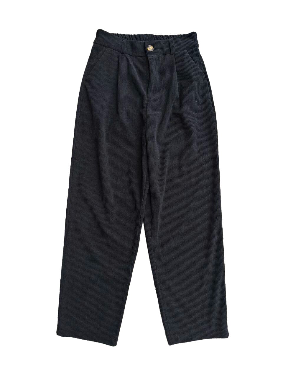 Retro Corduroy Straight Leg Pants