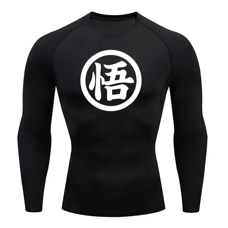 Martial Arts Compression T-Shirt Kawaii Side