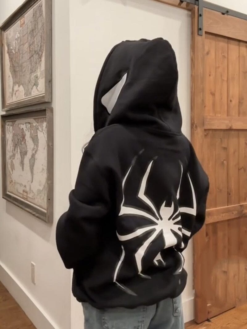 Spider Couple Streetwear Hoodie