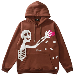 Felpa con cappuccio Skeleton Make It Rain