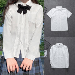 JK accordion folding uniform blouse