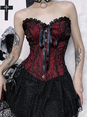 Aesthetic core darkness corset