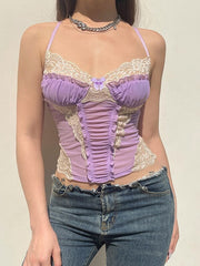 Æstetisk blomstret camisole