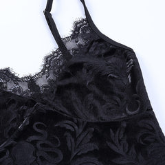 Aesthetic jacquard camisole