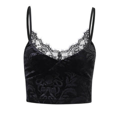 Aesthetic jacquard camisole