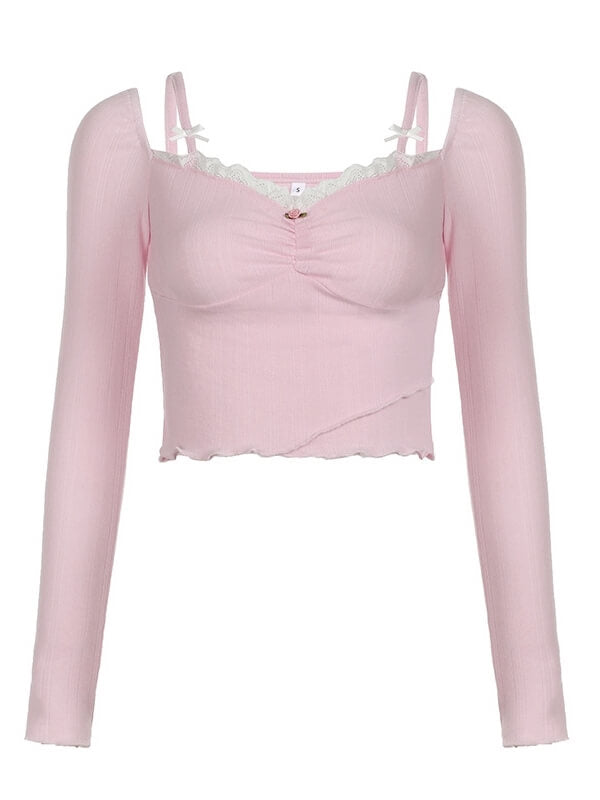 Alice angel pink top Kawaii Side