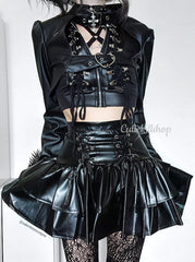 Punk buckle camisole