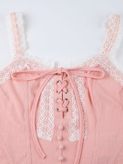 Angelic pink blonde camisole