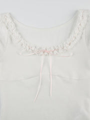 Annabelle dollette ribbon top