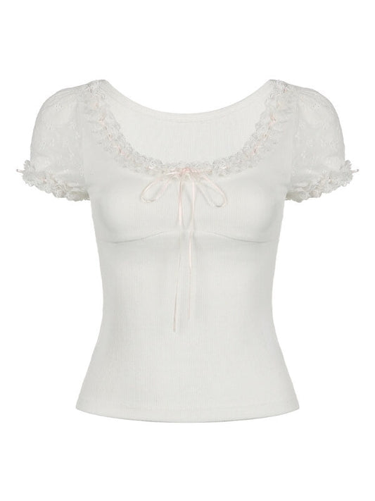 Annabelle dollette ribbon top