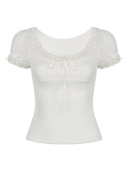 Annabelle dollette ribbon top