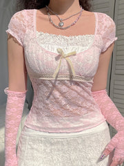 Barbie doll lace top