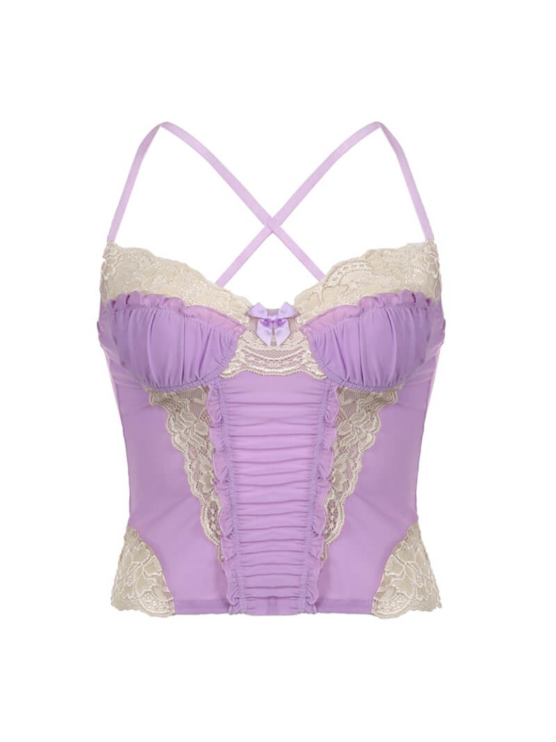 Coquette vintage lace camisole