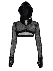 Darkness star hooded bolero