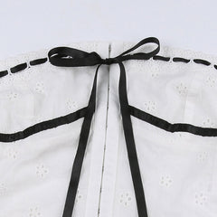 Elegante corsetto jacquard