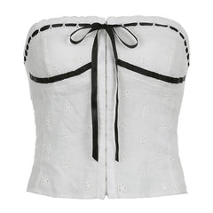 Elegante corsetto jacquard