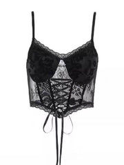 Floral lace camisole