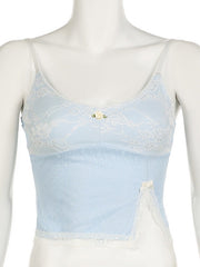 Blomsterblonde sommer cami