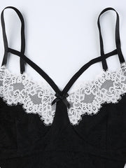 Gloomy coquette lace cami