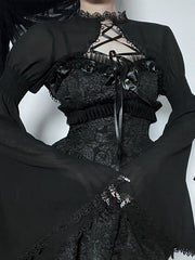 Goth fest blonde bolero