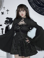 Goth party lace bolero