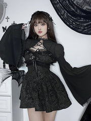 Goth party lace bolero