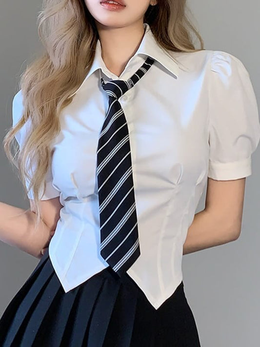 Hot girl crop top with tie