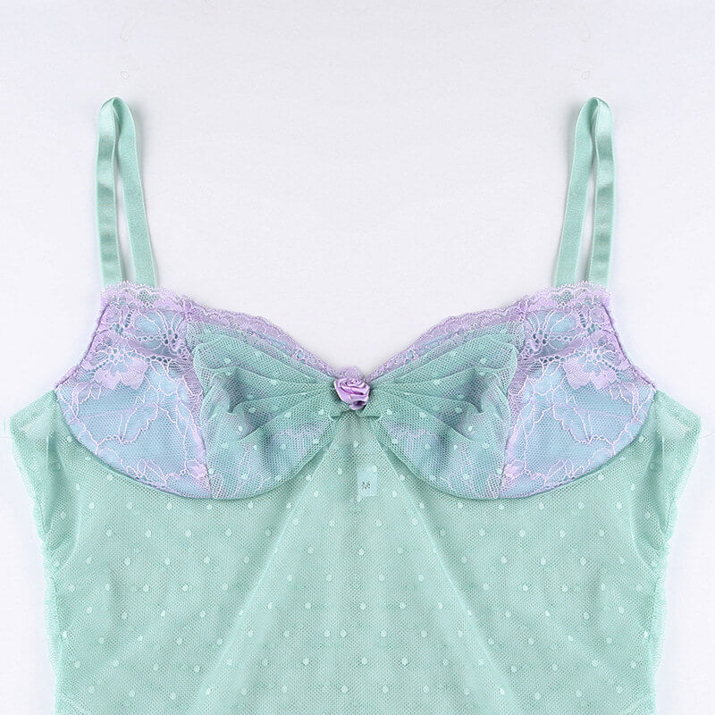 Mermaid aesthetic mint camisole