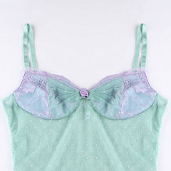 Havfrue æstetisk mint camisole