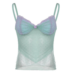 Mermaid aesthetic mint camisole