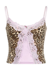 Nevaeh Camisole aus Leopardenspitze