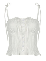 Paris soft ruffled cami