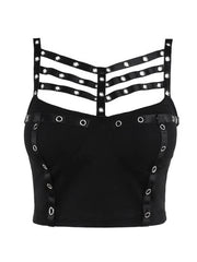 Punk darkness rivet cami