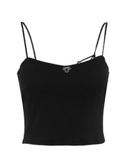 Spider web hollow-out cami