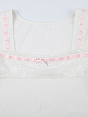 Spring doll lace top