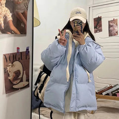 Hooded Winter Korean Jacket