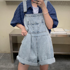 Cozy Retro Denim Overalls